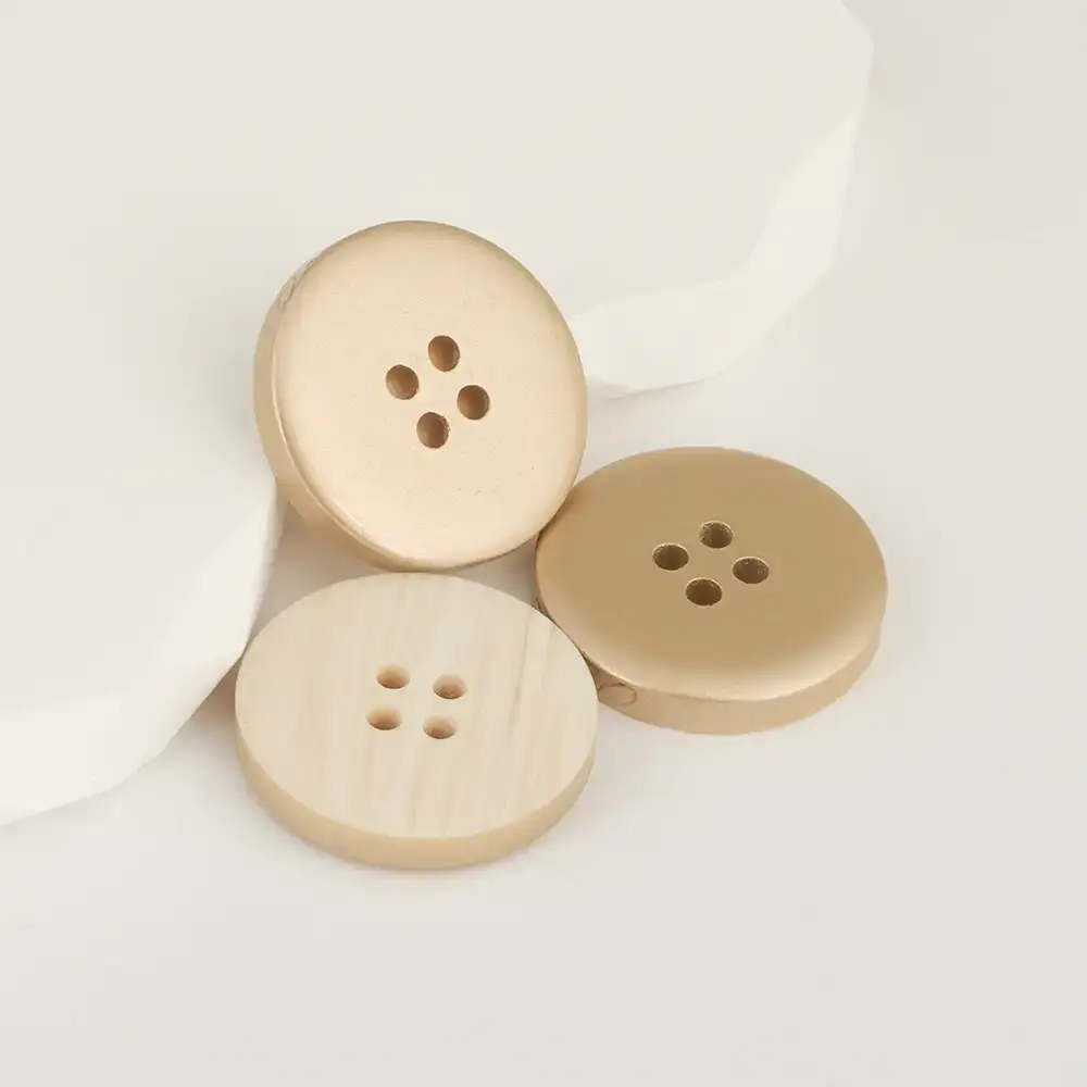 Cream 4 holes Resin Button for Overcoat buy garments accessories in bulk from China wholesaler at wholesale price free worldwide shipping Alibaba