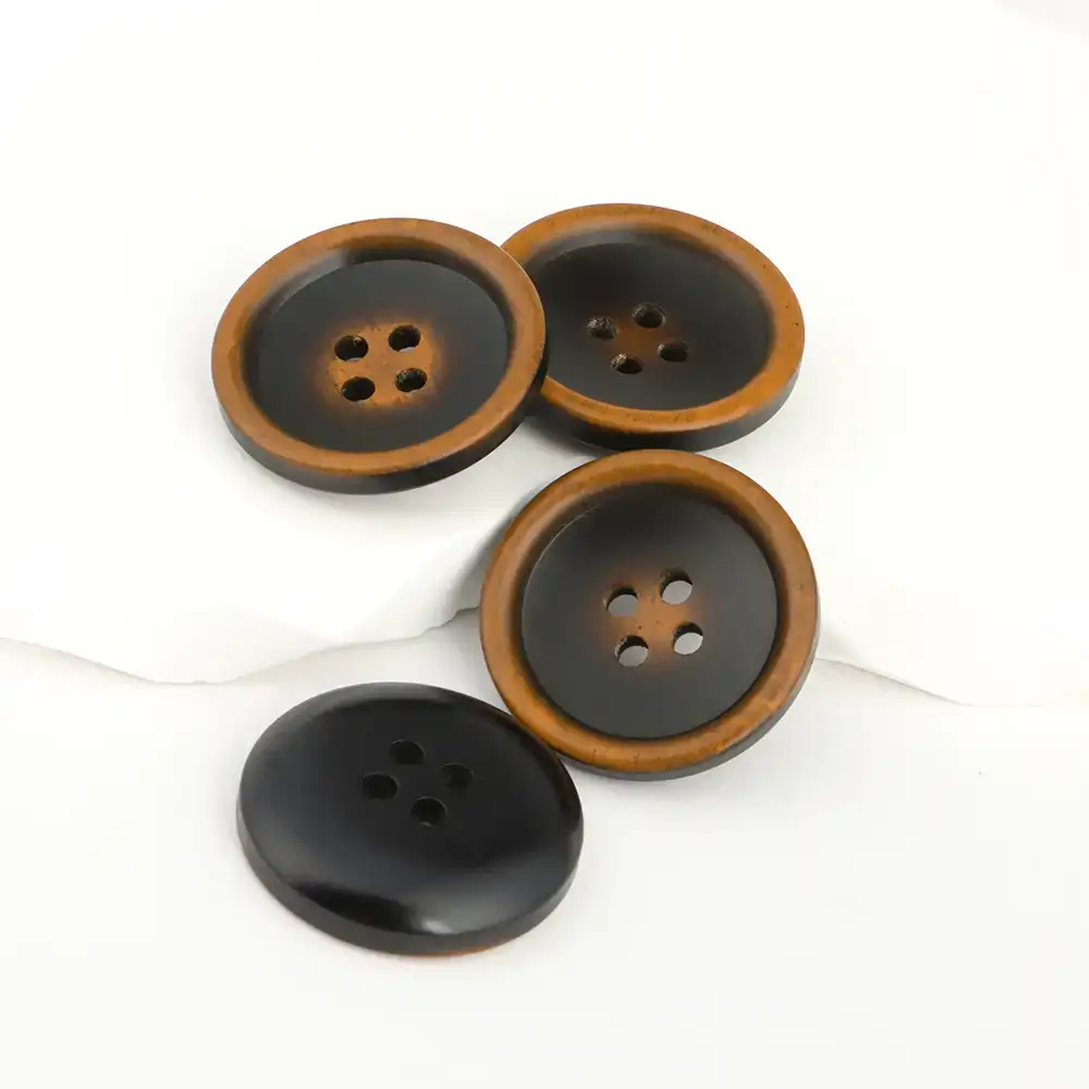 Brown 4 holes Resin Button for Overcoat buy garments accessories in bulk from China wholesaler at wholesale price free worldwide shipping Alibaba