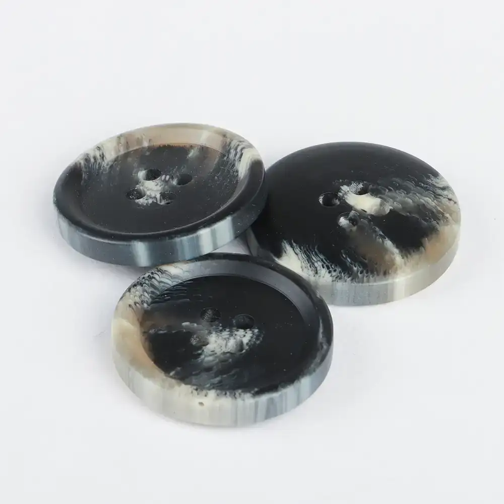 Black 4 holes Resin Button for Overcoat buy garments accessories in bulk from China wholesaler at wholesale price free worldwide shipping Alibaba