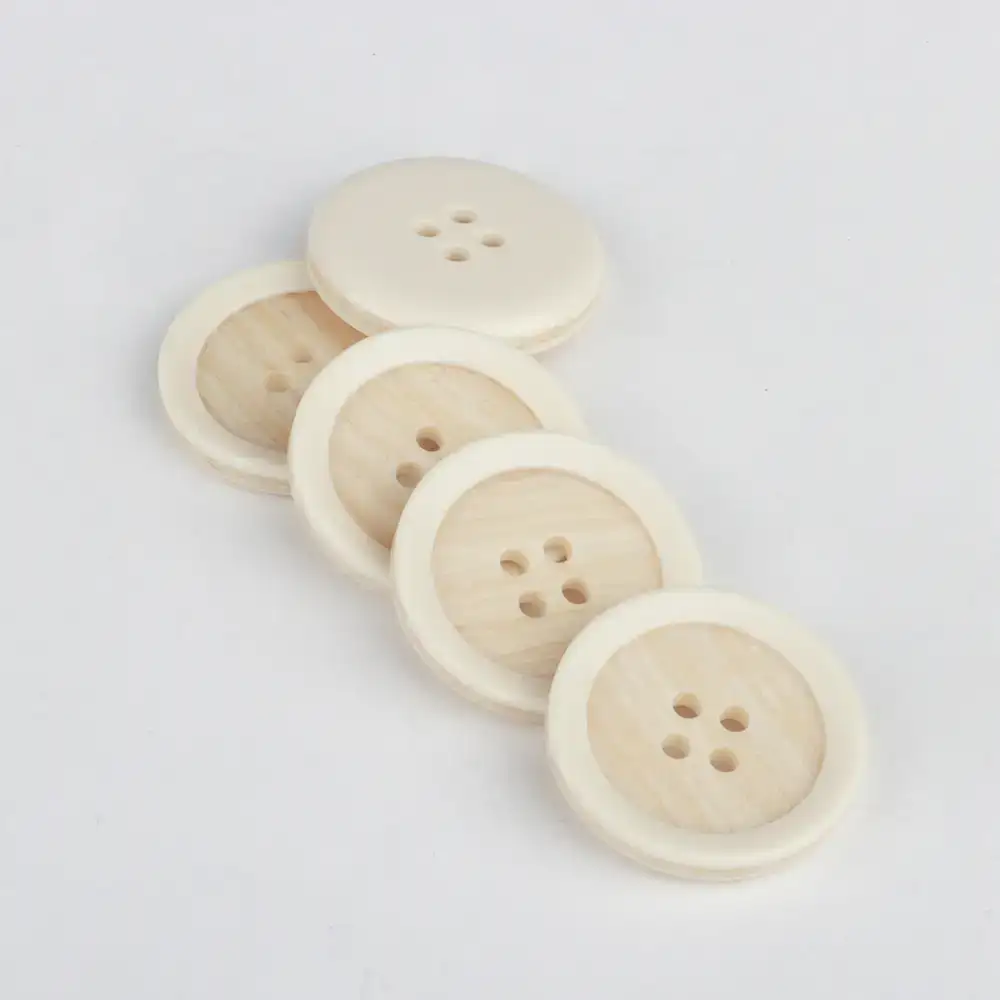 Cream 4 holes Resin Button for Overcoat buy garments accessories in bulk from China wholesaler at wholesale price free worldwide shipping Alibaba