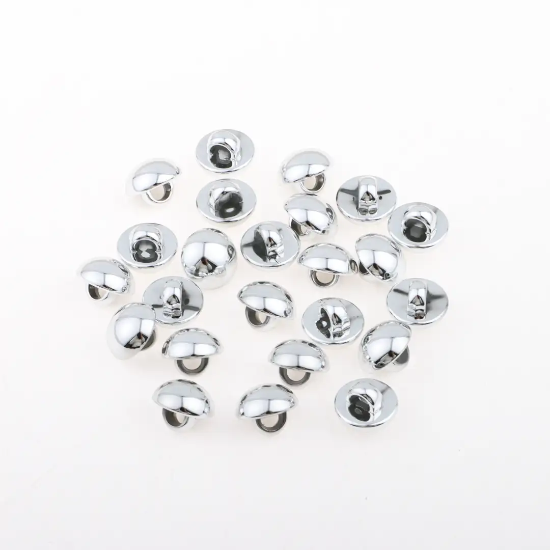 Silver 1 holes Plastic Button for Polo Shirt buy garments accessories in bulk from China wholesaler at wholesale price free worldwide shipping Alibaba
