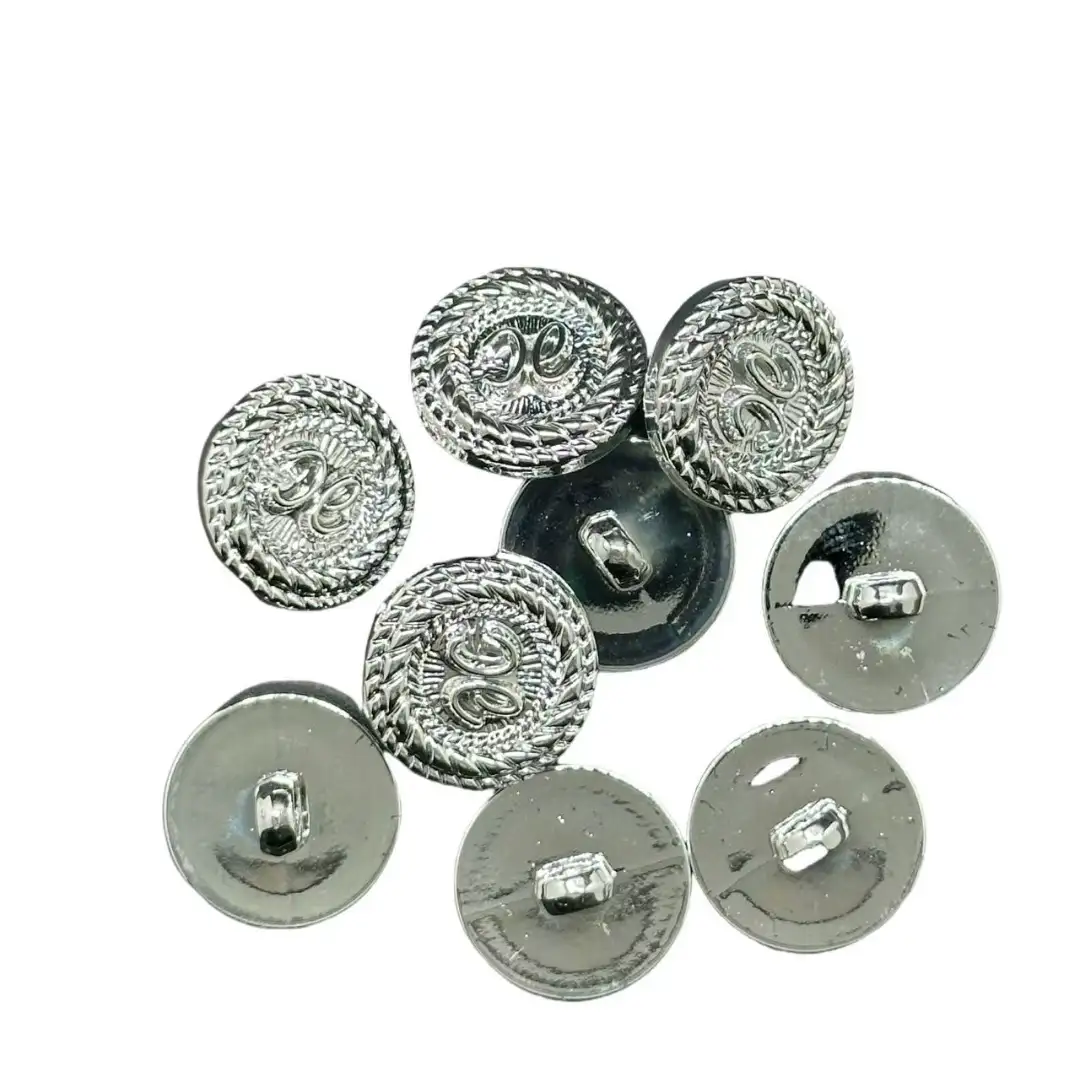 Silver 1 holes Plastic Button for Shirt,Pants,Denim Jacket,Suit Trouser buy garments accessories in bulk from China wholesaler at wholesale price free worldwide shipping Alibaba