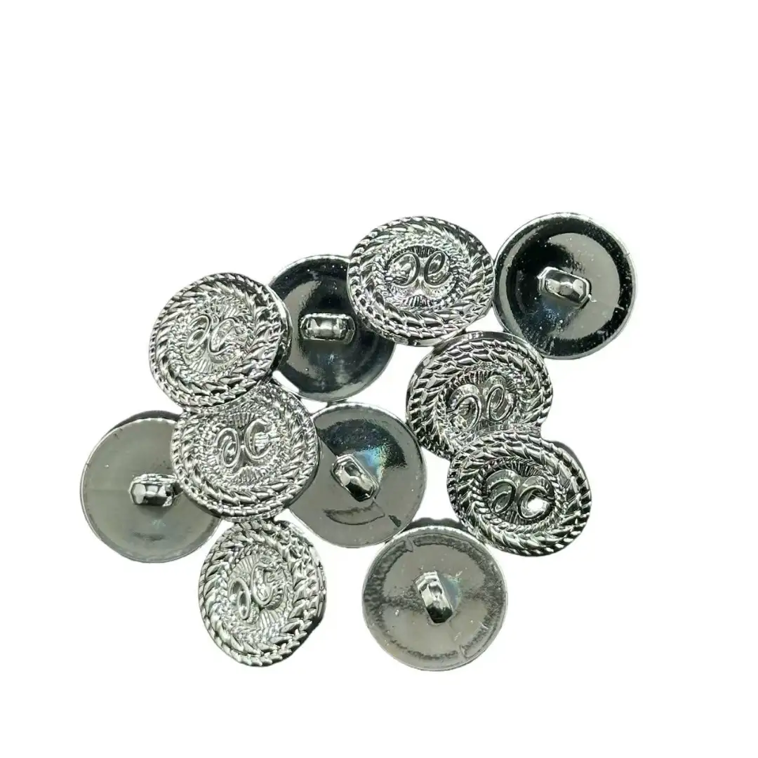 Silver 1 holes Plastic Button for Shirt,Pants,Denim Jacket,Suit Trouser buy garments accessories in bulk from China wholesaler at wholesale price free worldwide shipping Alibaba