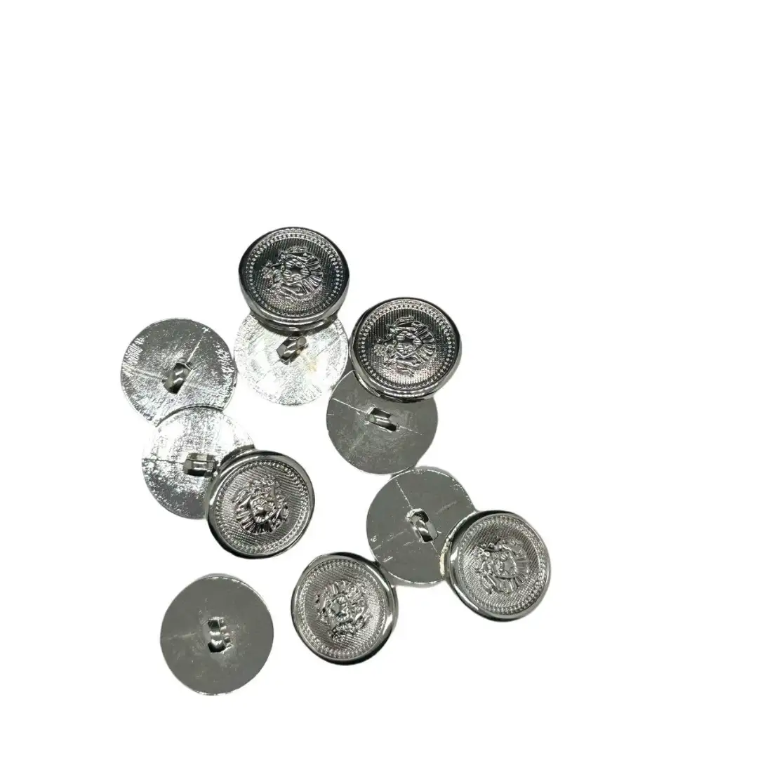 Silver 1 holes Plastic Button for Shirt,Pants,Denim Jacket buy garments accessories in bulk from China wholesaler at wholesale price free worldwide shipping Alibaba