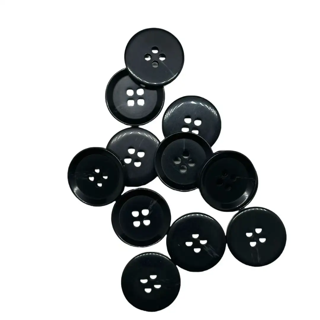 Black 4 holes Resin Button for Shirt,Pants,Denim Jacket,Suit Trouser buy garments accessories in bulk from China wholesaler at wholesale price free worldwide shipping Alibaba