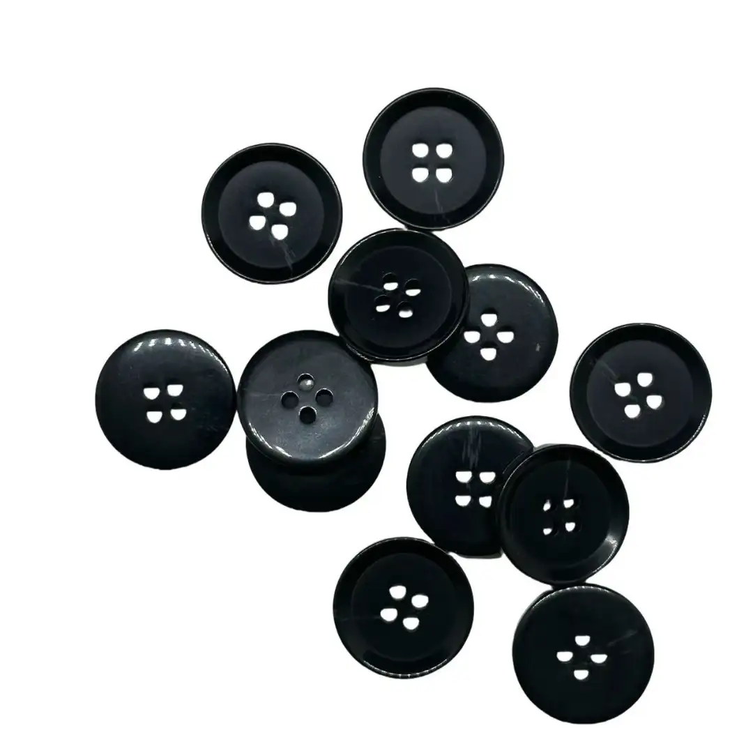 Black 4 holes Resin Button for Shirt,Pants,Denim Jacket,Suit Trouser buy garments accessories in bulk from China wholesaler at wholesale price free worldwide shipping Alibaba