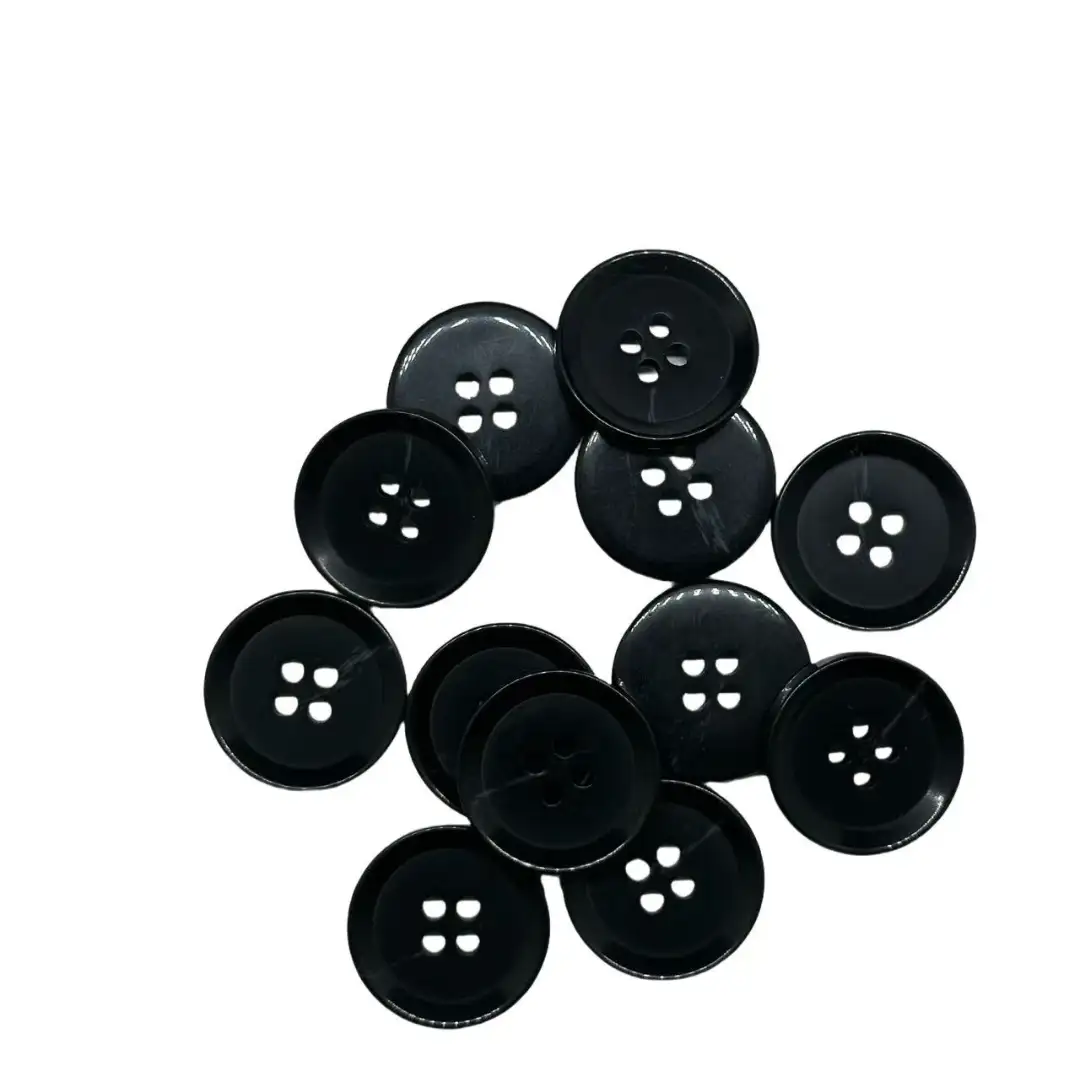 Black 4 holes Resin Button for Shirt,Pants,Denim Jacket,Suit Trouser buy garments accessories in bulk from China wholesaler at wholesale price free worldwide shipping Alibaba