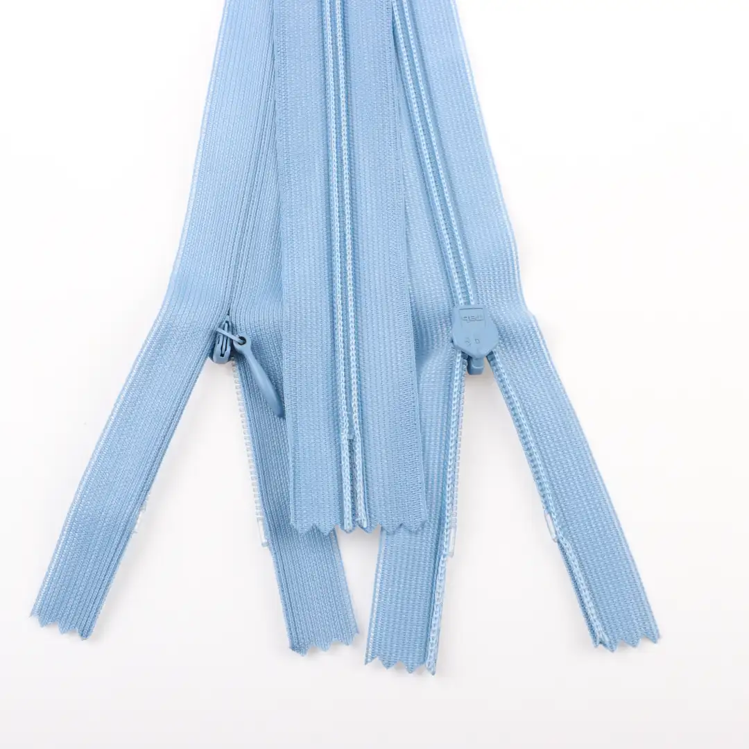 Blue Close Invisible Zippers Zipper for Yoga Clothes,Uniform buy garments accessories in bulk from China wholesaler at wholesale price free worldwide shipping Alibaba