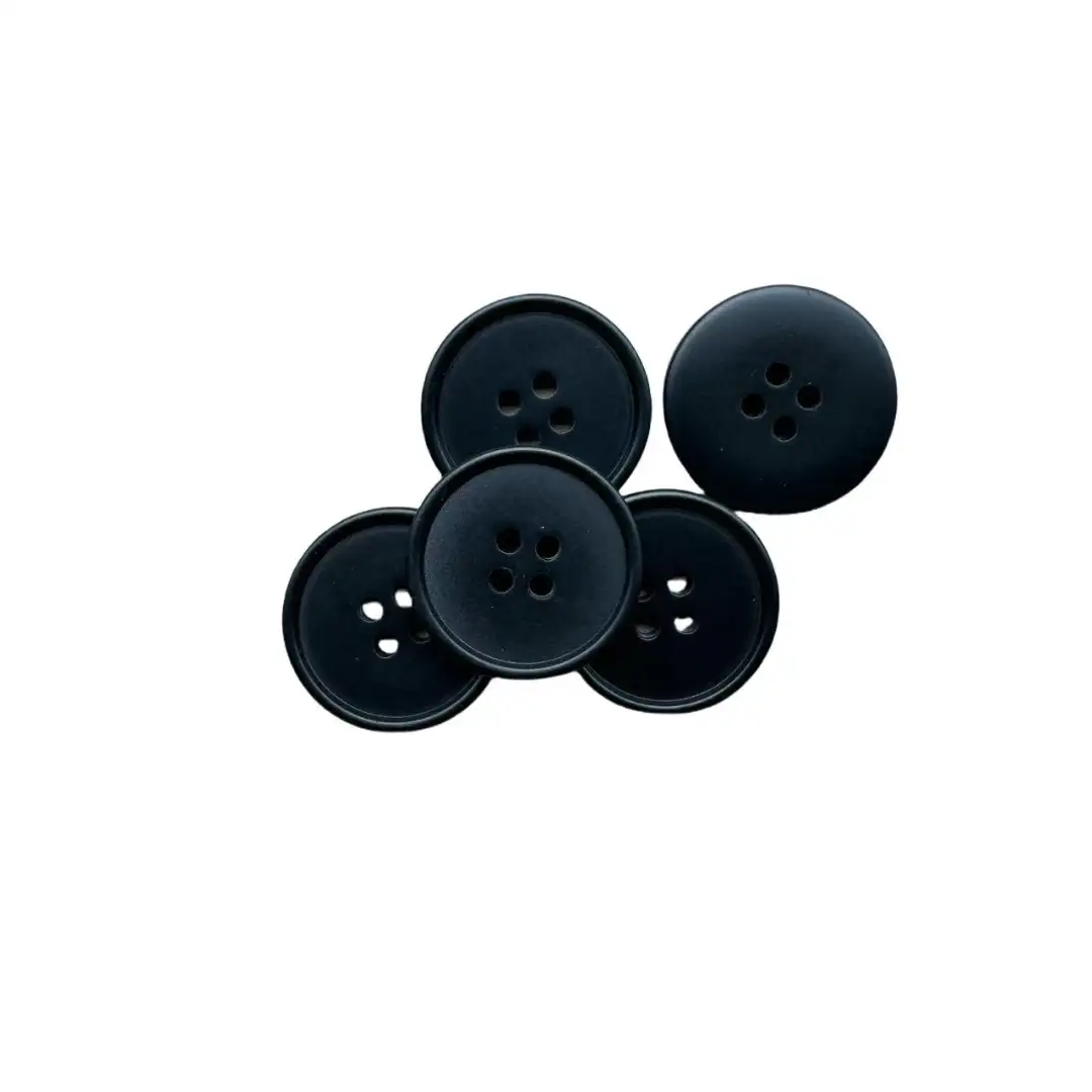 Black 4 holes Resin Button for Shirt,Pants,Denim Jacket,Suit Trouser,Jackets,Blazer buy garments accessories in bulk from China wholesaler at wholesale price free worldwide shipping Alibaba
