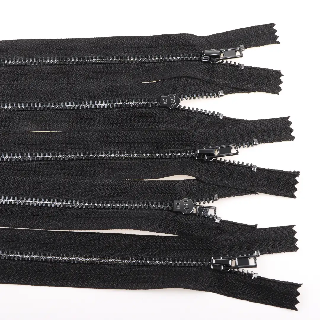 Black Close Metal Zippers Zipper for Pants buy garments accessories in bulk from China wholesaler at wholesale price free worldwide shipping Alibaba