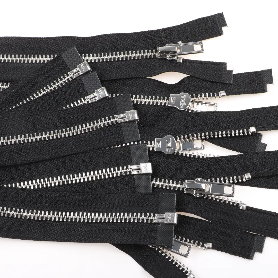 Black Open Metal Zippers Zipper for Pants buy garments accessories in bulk from China wholesaler at wholesale price free worldwide shipping Alibaba