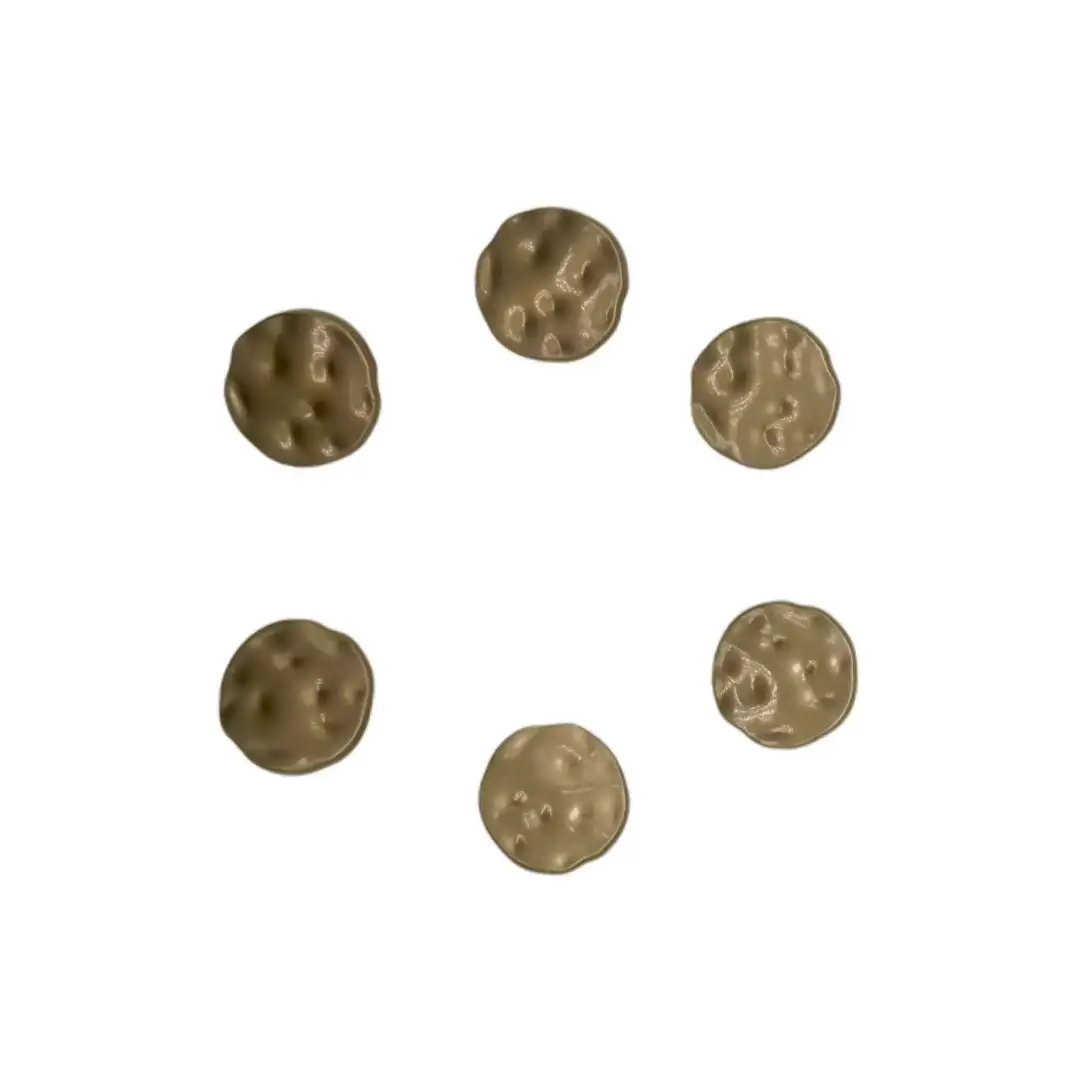 Gold 1 holes Metal Button for Jackets buy garments accessories in bulk from China wholesaler at wholesale price free worldwide shipping Alibaba
