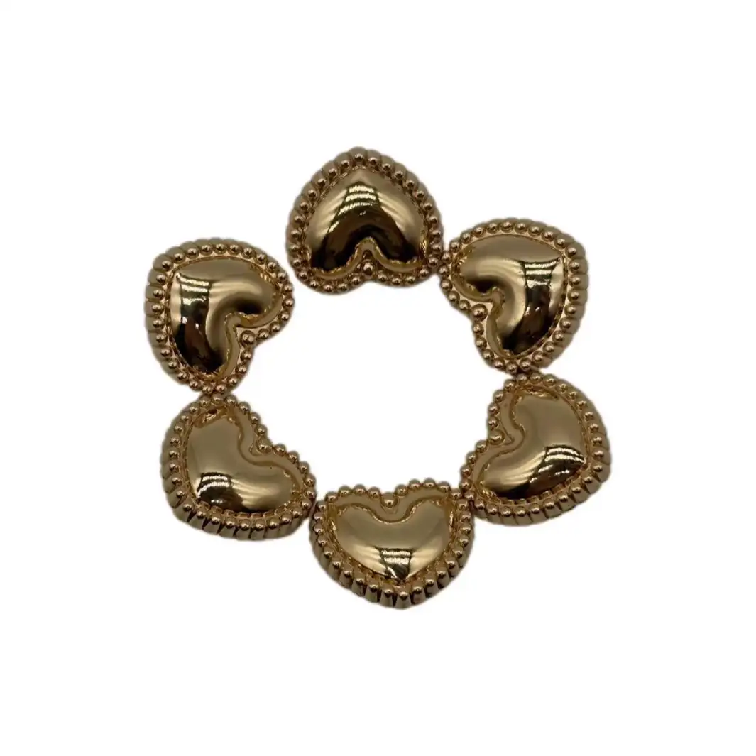 Gold 1 holes Metal Button for Jackets buy garments accessories in bulk from China wholesaler at wholesale price free worldwide shipping Alibaba