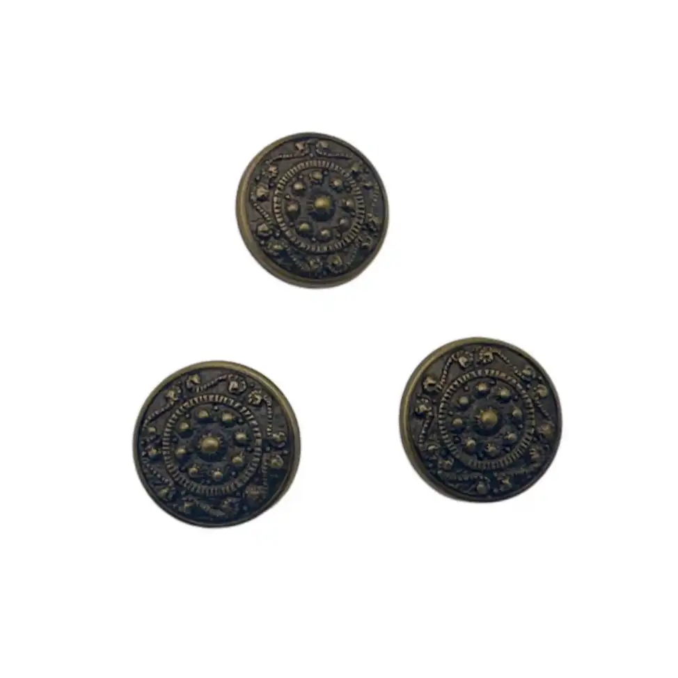 Gold 1 holes Metal Button for Jackets buy garments accessories in bulk from China wholesaler at wholesale price free worldwide shipping Alibaba