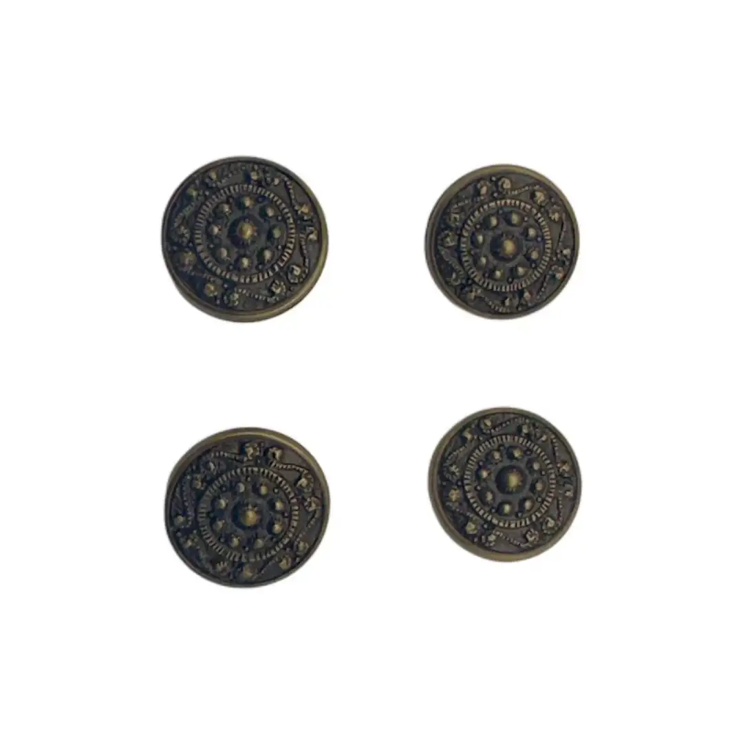 Gold 1 holes Metal Button for Jackets buy garments accessories in bulk from China wholesaler at wholesale price free worldwide shipping Alibaba