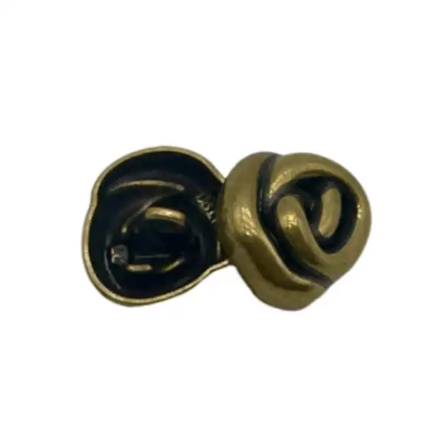 Gold 1 holes Metal Button for Jackets buy garments accessories in bulk from China wholesaler at wholesale price free worldwide shipping Alibaba