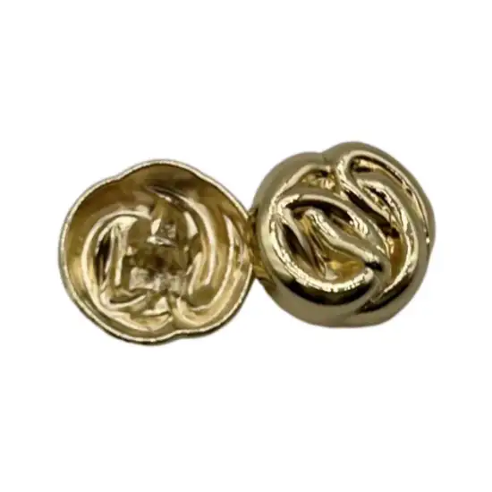 Gold 1 holes Metal Button for Jackets buy garments accessories in bulk from China wholesaler at wholesale price free worldwide shipping Alibaba
