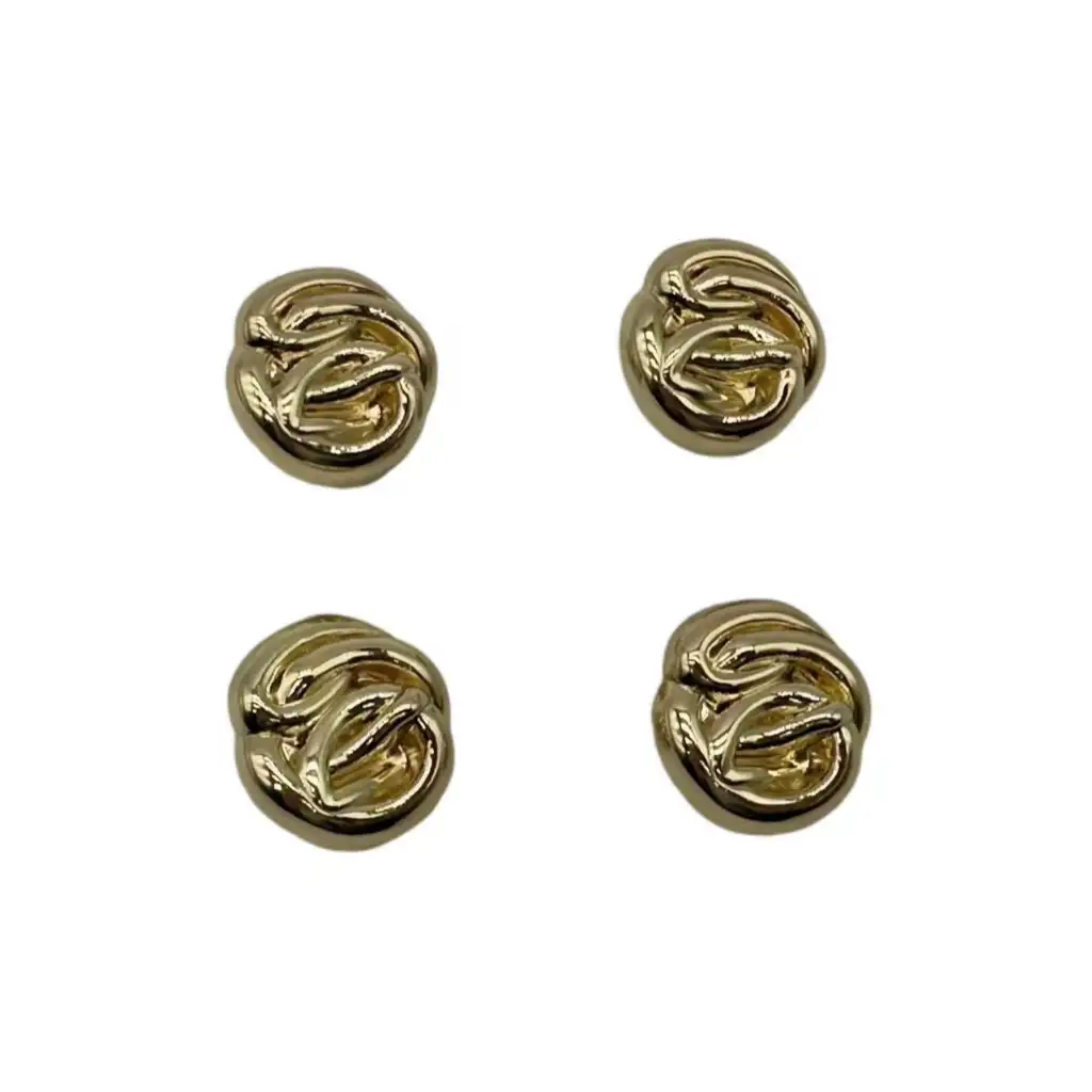 Gold 1 holes Metal Button for Jackets buy garments accessories in bulk from China wholesaler at wholesale price free worldwide shipping Alibaba