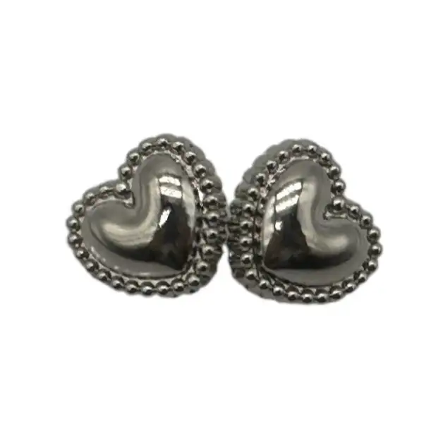 Silver 1 holes Metal Button for Jackets buy garments accessories in bulk from China wholesaler at wholesale price free worldwide shipping Alibaba