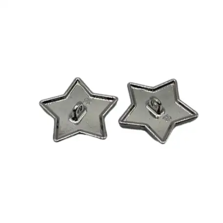 Silver 1 holes Metal Button for Jackets buy garments accessories in bulk from China wholesaler at wholesale price free worldwide shipping Alibaba