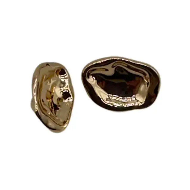 Gold 1 holes Metal Button for Jackets buy garments accessories in bulk from China wholesaler at wholesale price free worldwide shipping Alibaba