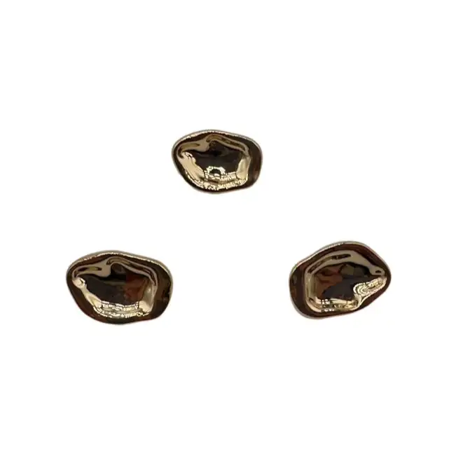 Gold 1 holes Metal Button for Jackets buy garments accessories in bulk from China wholesaler at wholesale price free worldwide shipping Alibaba
