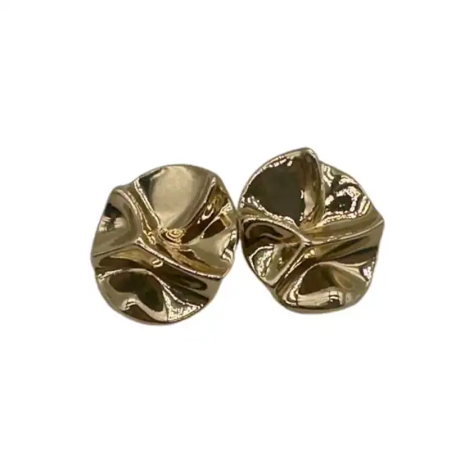 Gold 1 holes Metal Button for Jackets buy garments accessories in bulk from China wholesaler at wholesale price free worldwide shipping Alibaba