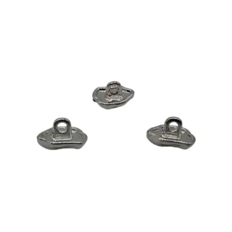 Silver 1 holes Metal Button for Jackets buy garments accessories in bulk from China wholesaler at wholesale price free worldwide shipping Alibaba