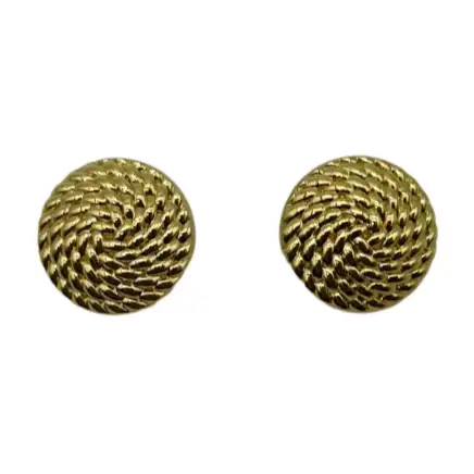 Gold 1 holes Metal Button for Jackets buy garments accessories in bulk from China wholesaler at wholesale price free worldwide shipping Alibaba