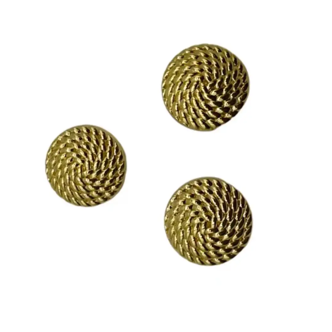 Gold 1 holes Metal Button for Jackets buy garments accessories in bulk from China wholesaler at wholesale price free worldwide shipping Alibaba