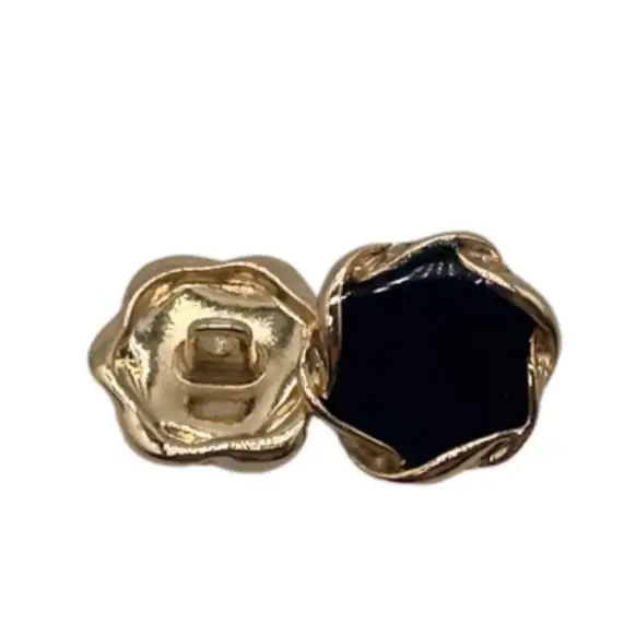 Gold 1 holes Metal Button for Jackets buy garments accessories in bulk from China wholesaler at wholesale price free worldwide shipping Alibaba