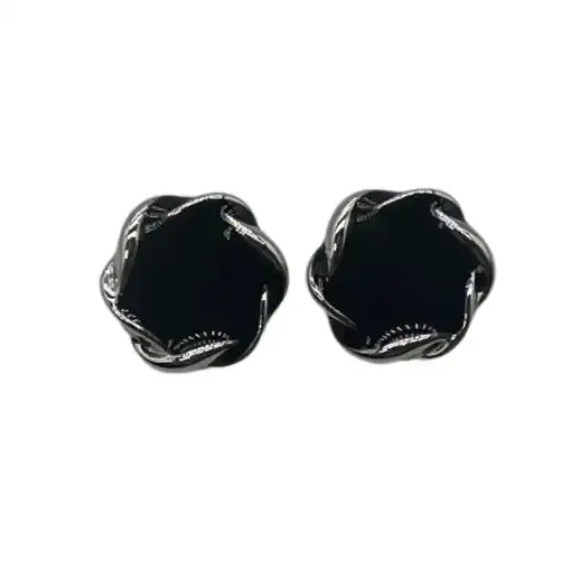 Silver 1 holes Metal Button for Jackets buy garments accessories in bulk from China wholesaler at wholesale price free worldwide shipping Alibaba