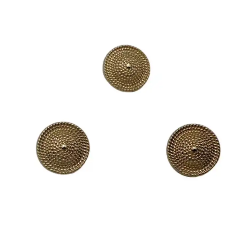 Gold 1 holes Metal Button for Jackets buy garments accessories in bulk from China wholesaler at wholesale price free worldwide shipping Alibaba