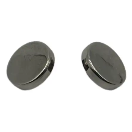 Silver 1 holes Metal Button for Jackets buy garments accessories in bulk from China wholesaler at wholesale price free worldwide shipping Alibaba