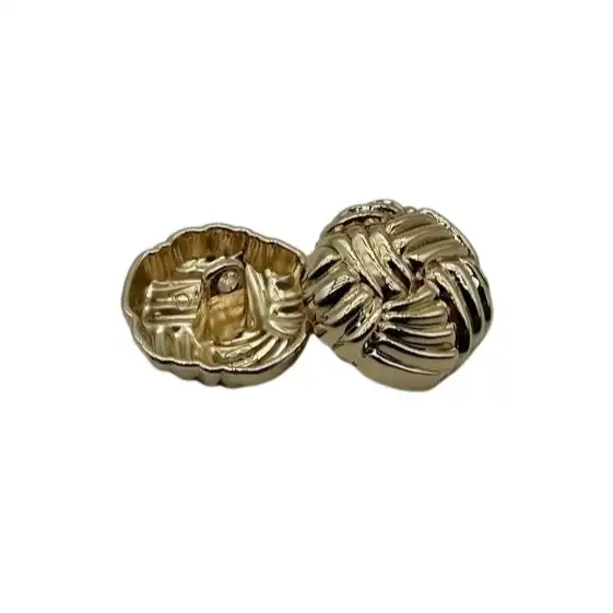 Gold 1 holes Metal Button for Jackets buy garments accessories in bulk from China wholesaler at wholesale price free worldwide shipping Alibaba