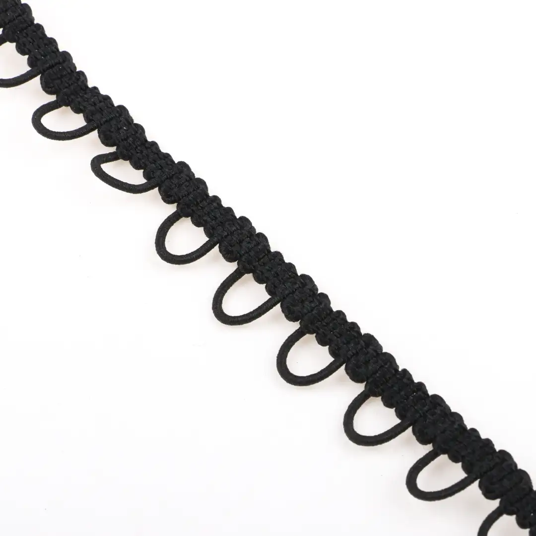 Black  Polyester Elastic / Tape for Skirt,Uniform buy garments accessories in bulk from China wholesaler at wholesale price free worldwide shipping Alibaba