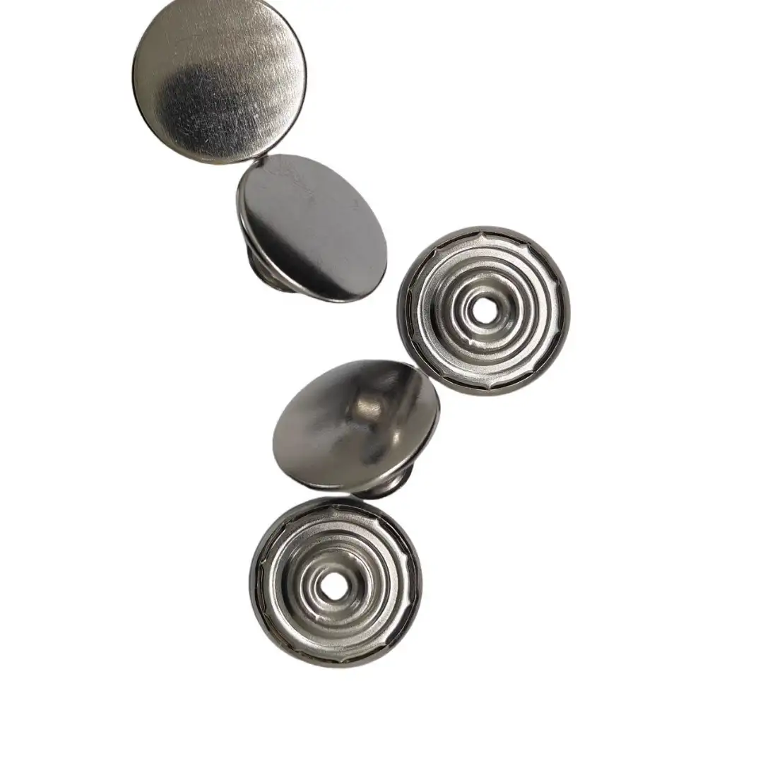 Silver 1 holes Metal Button for Shirt,Pants,Denim Jacket,Suit Trouser,Jackets,Tank Top,Skirt,Jogger,Padded Jacket,Rain Coat,Uniform,Half-Zipper Cardigan (Sweater) buy garments accessories in bulk from China wholesaler at wholesale price free worldwide shipping Alibaba