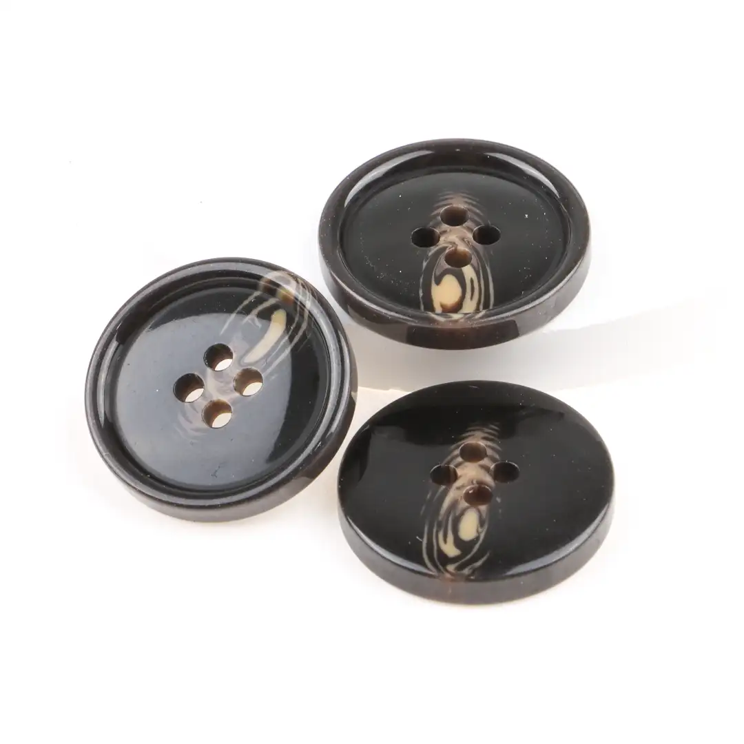 Black 4 holes Resin Button for Shirt,Overcoat buy garments accessories in bulk from China wholesaler at wholesale price free worldwide shipping Alibaba