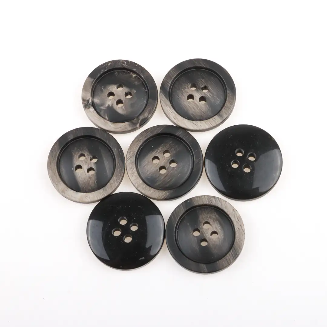 Black 4 holes Resin Button for Shirt,Overcoat buy garments accessories in bulk from China wholesaler at wholesale price free worldwide shipping Alibaba