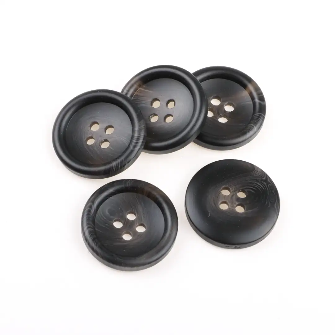 Black 4 holes Resin Button for Shirt,Overcoat buy garments accessories in bulk from China wholesaler at wholesale price free worldwide shipping Alibaba