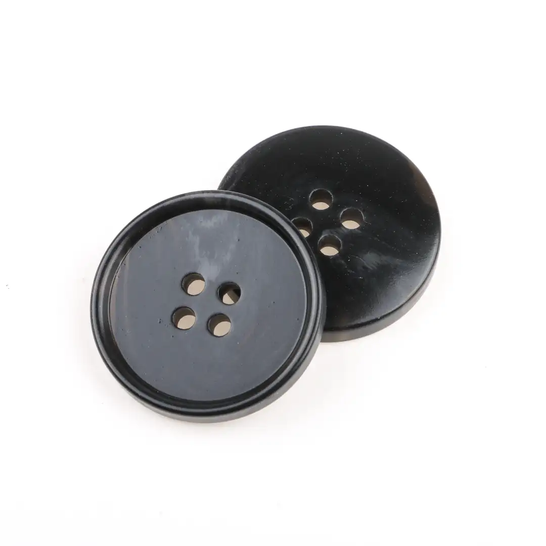 Black 4 holes Resin Button for Shirt,Overcoat buy garments accessories in bulk from China wholesaler at wholesale price free worldwide shipping Alibaba