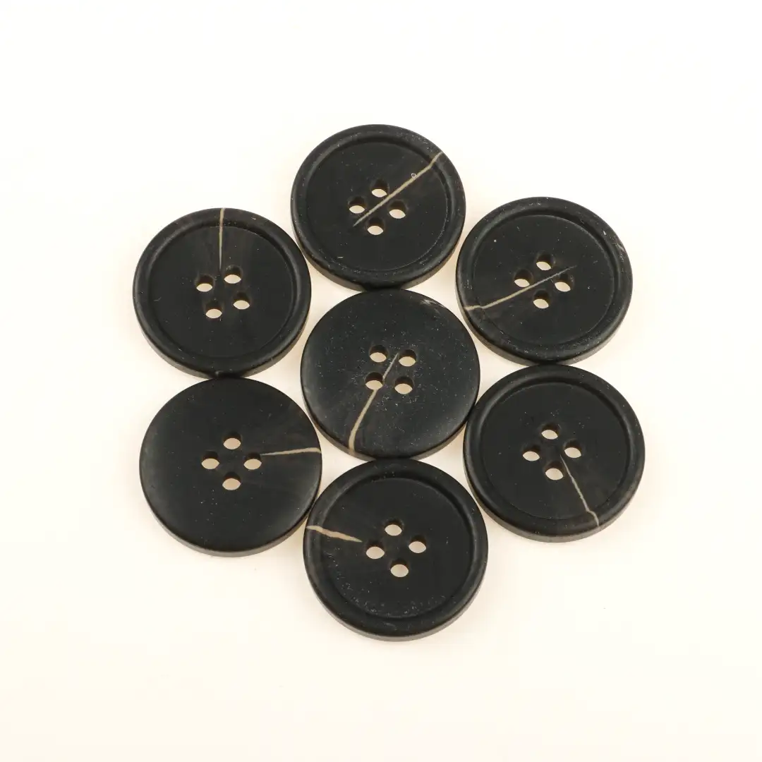 Black 4 holes Resin Button for Shirt,Overcoat buy garments accessories in bulk from China wholesaler at wholesale price free worldwide shipping Alibaba