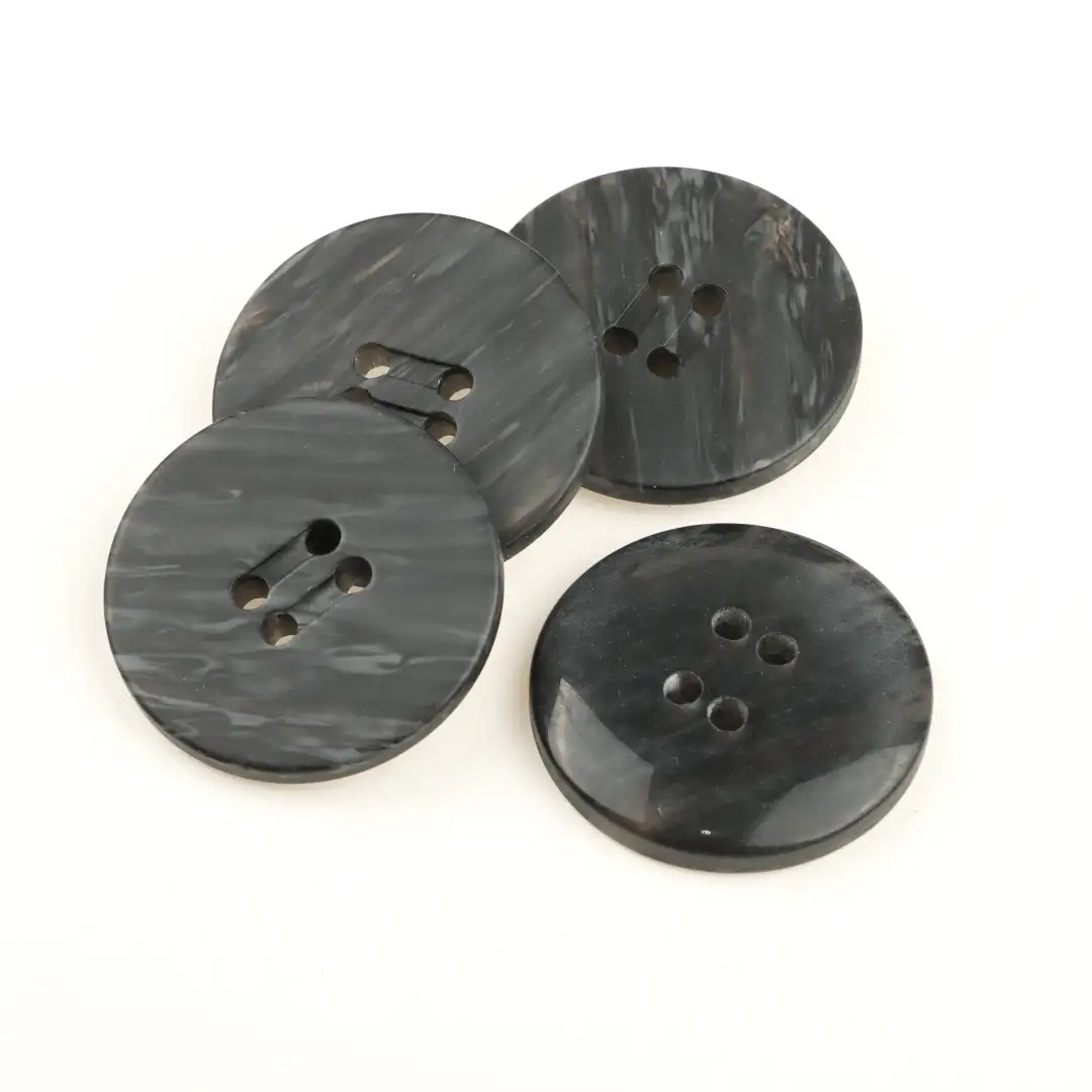 Black 4 holes Resin Button for Shirt,Overcoat buy garments accessories in bulk from China wholesaler at wholesale price free worldwide shipping Alibaba