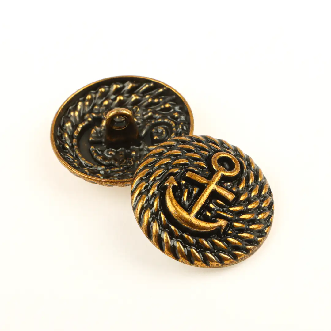 Bronze 1 holes Metal Button for Shirt,Overcoat buy garments accessories in bulk from China wholesaler at wholesale price free worldwide shipping Alibaba