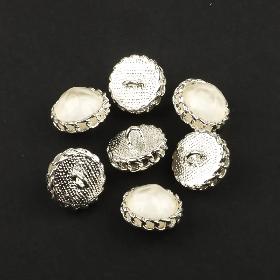 Silver 1 holes Metal Button for Overcoat buy garments accessories in bulk from China wholesaler at wholesale price free worldwide shipping Alibaba