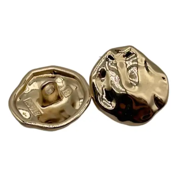 Gold 1 holes Metal Button for Jackets,Blouse buy garments accessories in bulk from China wholesaler at wholesale price free worldwide shipping Alibaba
