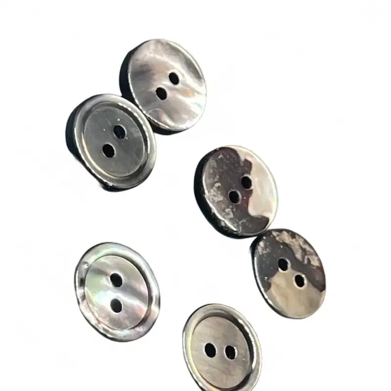 Black 2 holes Shell Button for Shirt,Pants,Denim Jacket,Suit Trouser,Jackets,Blazer,T-Shirt,Polo Shirt,Tank Top,Crop Top buy garments accessories in bulk from China wholesaler at wholesale price free worldwide shipping Alibaba