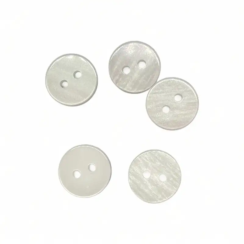 White 2 holes Resin Button for Shirt,Pants,Denim Jacket,Suit Trouser,Jackets,Blazer,T-Shirt,Polo Shirt,Tank Top buy garments accessories in bulk from China wholesaler at wholesale price free worldwide shipping Alibaba