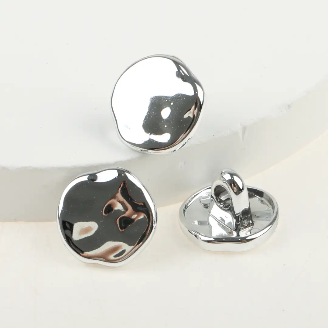 Silver 1 holes Plastic Button for Shirt,Overcoat,Suit buy garments accessories in bulk from China wholesaler at wholesale price free worldwide shipping Alibaba