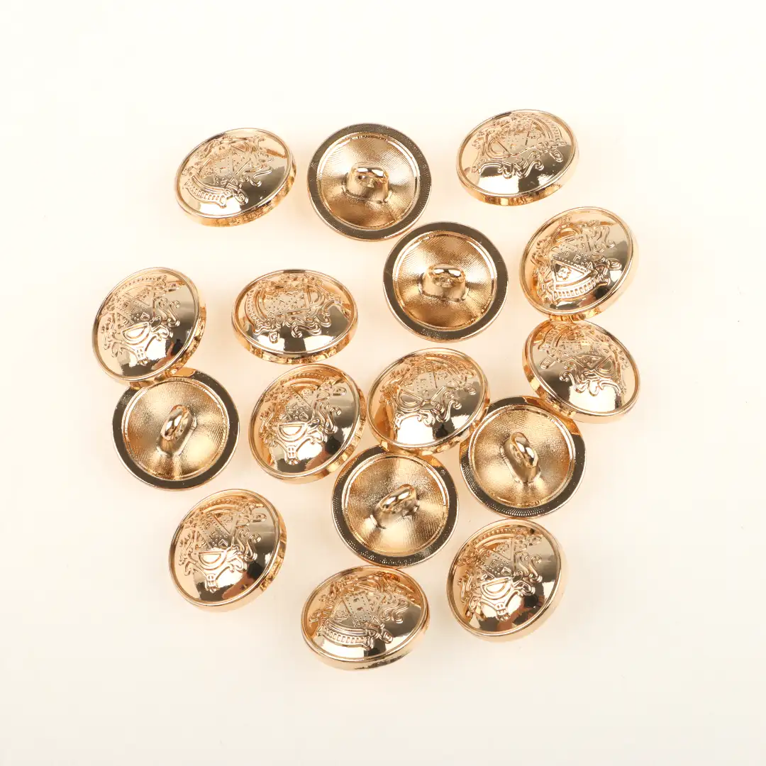 Gold 1 holes Metal Button for Shirt,Overcoat,Suit buy garments accessories in bulk from China wholesaler at wholesale price free worldwide shipping Alibaba